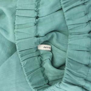 ARTS&SCIENCE 24SS BULKY BALLOON PANTS テーパード イージー リネン 0 ライトグリーン