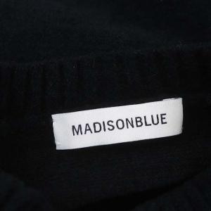 MADISONBLUE 23AW HELLO CREW L/S PO MOLE ニット セーター 長袖 01 ブラック