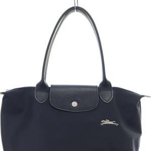 Longchamp LE PLIAGE CLUB ナイロン トートバッグ ハンドバッグ 紺 ネイビー