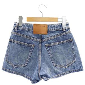 alexanderwang ロゴプリント デニムショートパンツ alexanderwang ロゴデニムショートパンツ 23