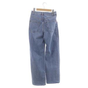 alexanderwang ビキニレイヤー ストレートジーンズ デニムパンツ デニム コットン XXS ブルー