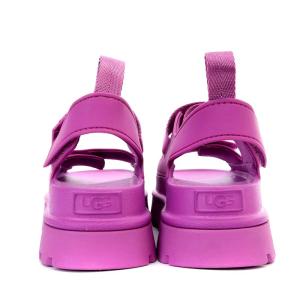 UGG australia ゴールデングロウ GoldenGlow サンダル プラットフォーム 厚底 ストラップ ベルクロ US5 22cm Mangosteen