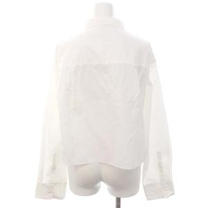EVERYDAY I LIKE 22AW Cropped シャツ 長袖 コットン 白 ホワイト