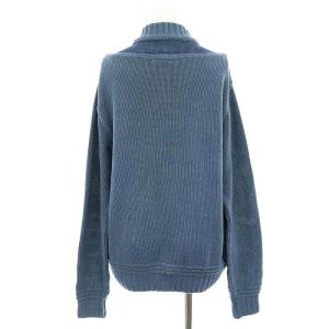 HYSTERIC GLAMOUR ニット切替ブルゾン ジャケット デニム S 青 ブルー