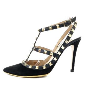 VALENTINO GARAVANI サンダル ロックスタッズ 36.5 ブラック