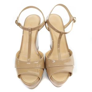 Sergio Rossi ストラップサンダル 34 21cm べージュ A73250