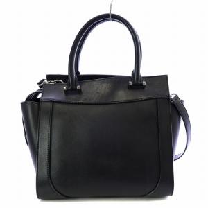 MACKINTOSH ボストンバッグ ハンド ショルダー 2WAY ロゴ レザー 牛革 黒 ブラック ACC-002