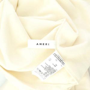 Ameri VINTAGE 22AW 2WAY PUFF SLEEVE BOUCLE トップス カットソー ハイネック 長袖 F 白 ホワイト