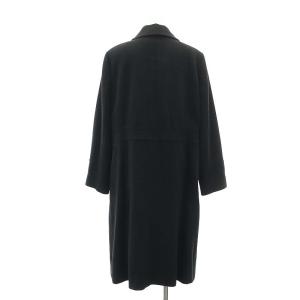 Leilian カシミヤ100% ロングコート アウター 13+ 黒 ブラック