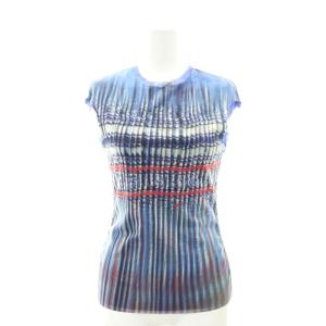 VIVIENNE TAM セットアップ プリント パワーネット カットソー スカート 0 ブルー
