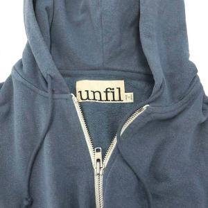 cotton&paper terry sleeveless zip hoodieパーカー ノースリーブ  