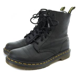 Dr.Martens PASCAL VIRGINIA 8ホールブーツ ショート レザー UK5 24cm 黒 ブラック