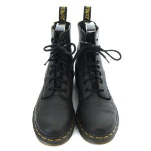 Dr.Martens PASCAL VIRGINIA 8ホールブーツ ショート レザー UK5 24cm 黒 ブラック