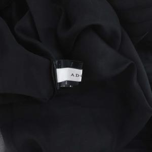 ADORE 22AW シアープリーツスカート ロング 36 黒 白 ブラック ホワイト