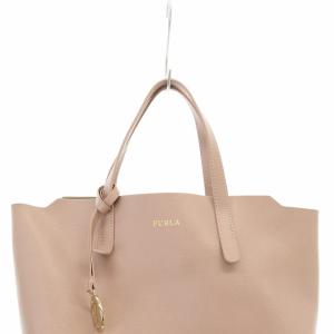 FURLA サリー ハンドバッグ トートバッグ レザー ピンク
