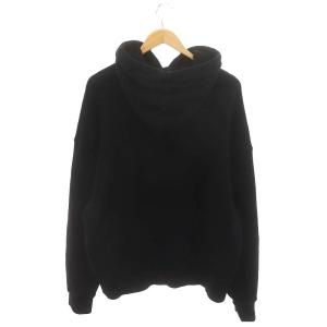 PALM ANGELS テディベア フーディ プルオーバー M ブラック
