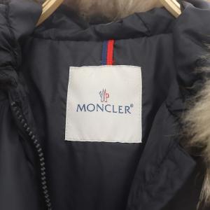 MONCLER MESSINA ダウンコート ロング フード  ファー付き 0 ブラック