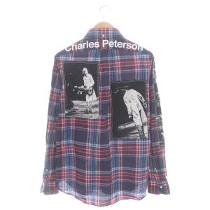 TAKAHIROMIYASHITATheSoloIst. J.PRESS pullover B.D shirt プルオーバー チェックシャツ ボタンダウン 長袖 M 紺 赤 水色