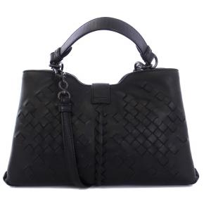 BOTTEGA VENETA B071974430 イントレチャート ナポリ ショルダーバッグ 2WAY ブラック
