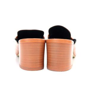 HERMES アルマ サンダル ミュール フリンジ H金具 36 ブラウン