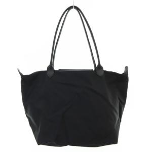 Longchamp ルプリアージュ ネオ トートバッグ ハンドバッグ 切替 黒 ブラック