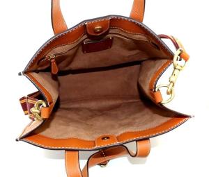 COACH フィールド トート ウィズ ホース アンド キャリッジ プリント アンド キャリッジ バッジ トートバッグ ショルダーバッグ