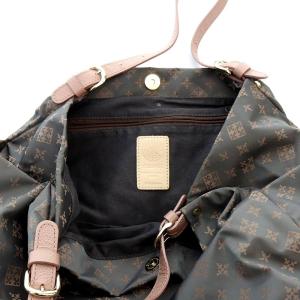 russet トートバッグ モノグラム ナイロン グレー 紫 パープル