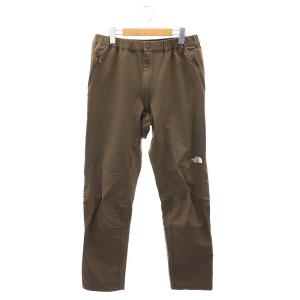 THE NORTH FACE NB32301 アルパインライトパンツ テーパードパンツ スリム ナイロン ストレッチ XL 茶色 ブラウン