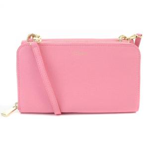 FURLA リーヴァ クロスボディ ショルダーバッグ ロゴ ピンク