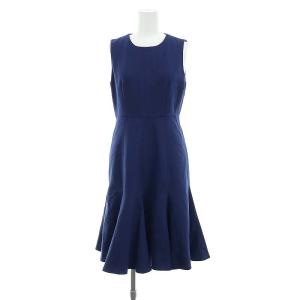 kate spade new york Ponte Sleeveless Dress ワンピース ノースリーブ 膝丈 2 紺 ネイビー ピンク