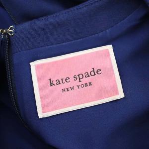 kate spade new york Ponte Sleeveless Dress ワンピース ノースリーブ 膝丈 2 紺 ネイビー ピンク