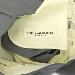 Shinzone CHRYSLER PANTS パンツ ストレート センタープレス タック ジッパーフライ 36 グレー