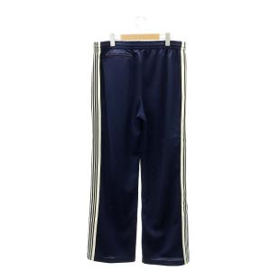 Needles Track Pant Poly Smooth パンツ トラックパンツ イージー 刺繍 L 紺 ネイビー MR533