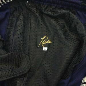 Needles Track Pant Poly Smooth パンツ トラックパンツ イージー 刺繍 L 紺 ネイビー MR533