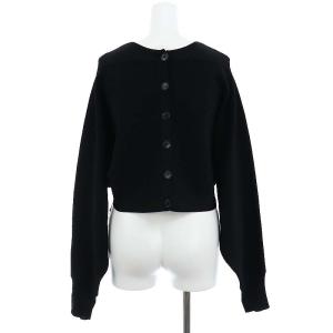 ADORE 24SS クリアストレッチニットプルオーバー 38 ブラック