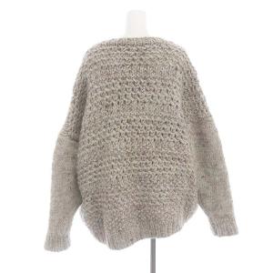 suzukitakayuki HAND KNITTED SWEATER グレージュ