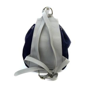 GRACE CONTINENTAL Rosa リュックサック デイパック レザー スエード グレー 紺 ネイビー