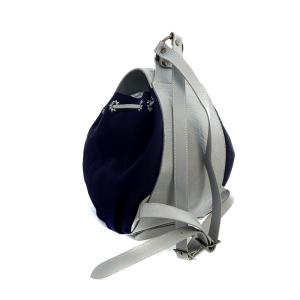 GRACE CONTINENTAL Rosa リュックサック デイパック レザー スエード グレー 紺 ネイビー