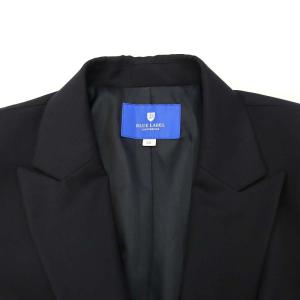 BLUE LABEL CRESTBRIDGE 24SS エクストラファインストレッチツイルブレザージャケット ウール混 38 M 紺 ネイビー