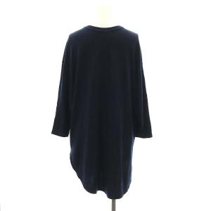 AMERICANA アパルトモン別注 Football T-Shirt Tシャツ カットソー チュニック プリント 八分袖 紺 ネイビー