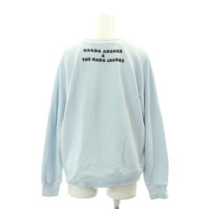 MARC JACOBS × Magda Archer スウェット トレーナー 長袖 XS 水色 マルチカラー ライトブルー