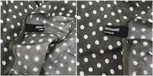 JUNYA WATANABE コムデギャルソン COMME des GARCONS AD2001 ドット柄 キャミワンピース ロング マキシ丈 ノースリーブ