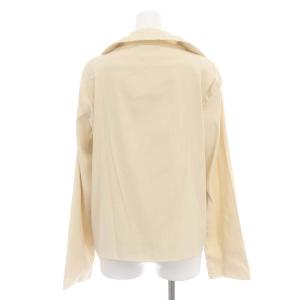 ISSEY MIYAKE イッセイミヤケ 2wayカラーシャツ 長袖 2 アイボリー