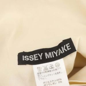 ISSEY MIYAKE イッセイミヤケ 2wayカラーシャツ 長袖 2 アイボリー