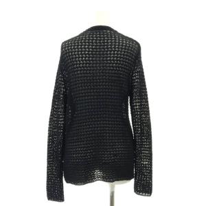 Theory 22SS CREPED COTTON TUCKED S CARDI カーディガン ニット 長袖 S 黒