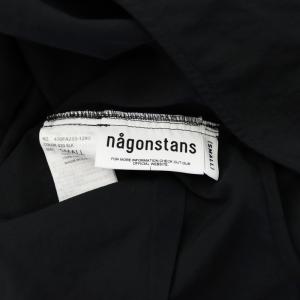 nagonstans 22AW ナイロン コクーン オールインワン ワイド ロングパンツ S ブラック