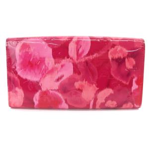 LOUIS VUITTON ヴェルニ ポルトフォイユ サラ イカット 長財布 ピンク M90022