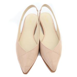 COLE HAAN ポインテッドトゥ サンダル ストラップ レザー 7B 24cm ピンク