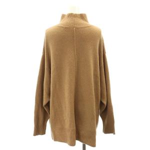 ADORE 22AW ピュアカシミヤニット セーター プルオーバー 38 M 茶 ブラウン