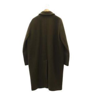 ATON ウール ステンカラーコート アウター ロング 06 カーキ